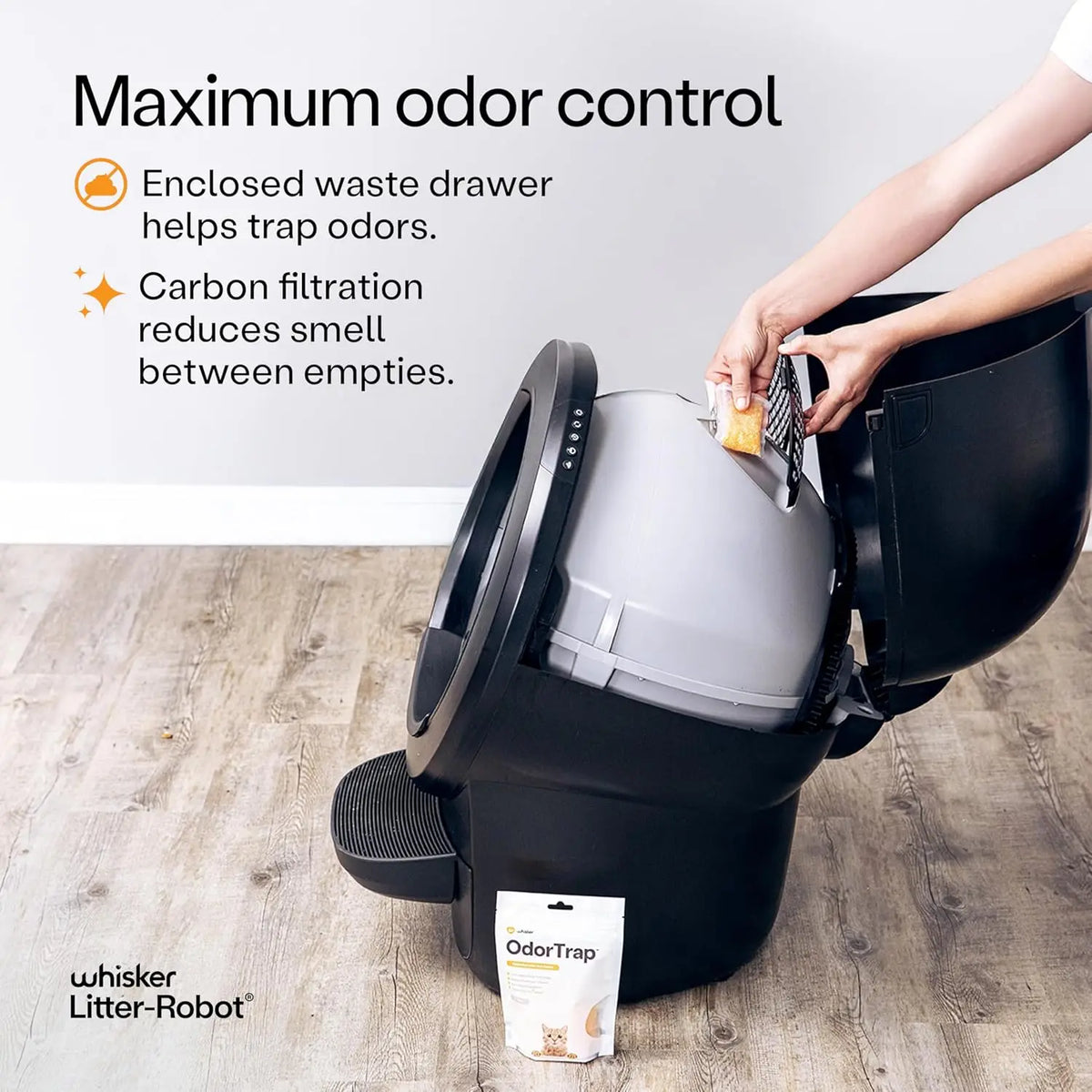 Litter-Robot 4 Supply & Accessory Bundle by , Black- Automatic Self-Cleaning Cat Litter Box, Includes Litter-Robot, Customized