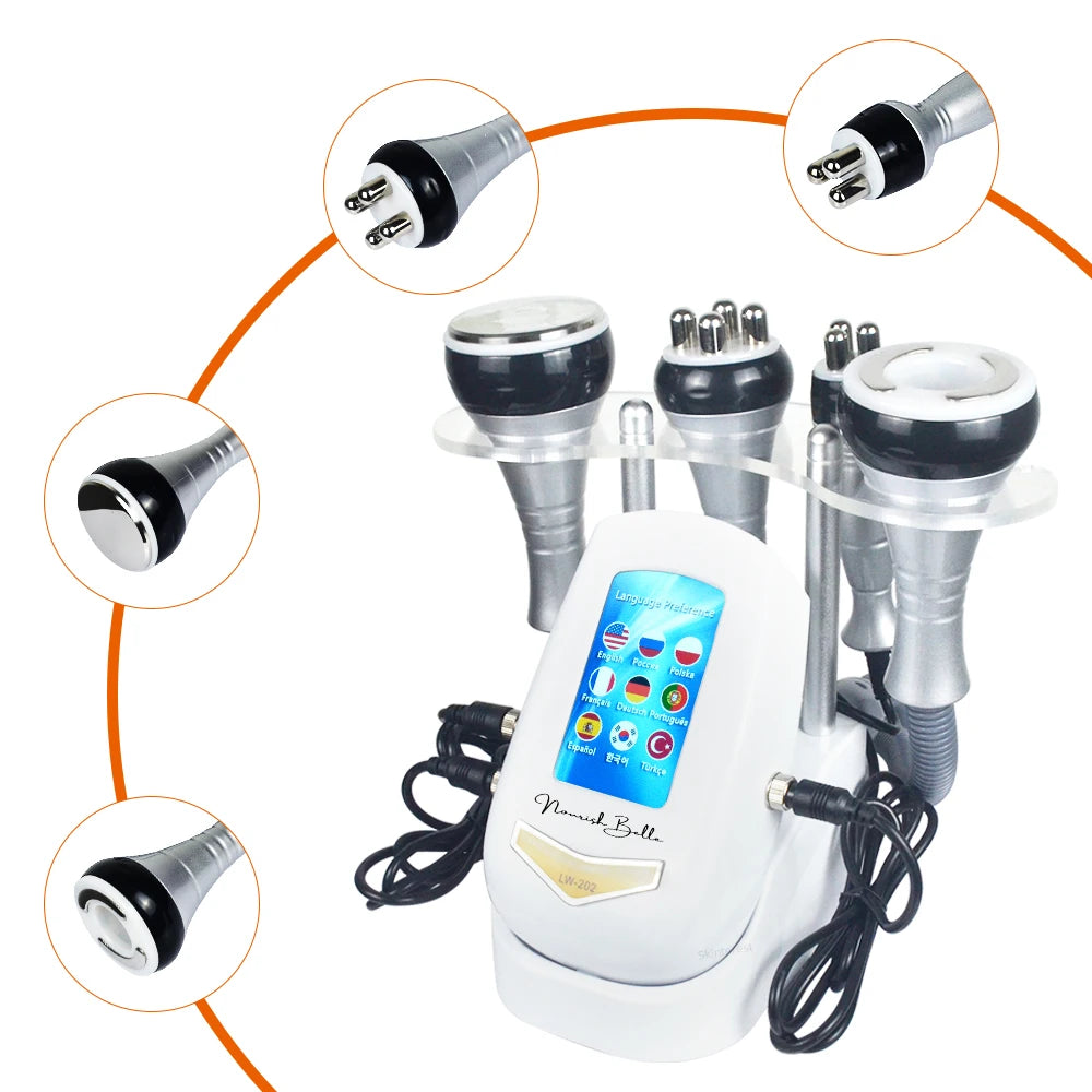 Missqueeny  40K 4IN1 Cavitation  Body Slimming Machine Beauty Device Facial Massager Skin Tighten Face Lifting Vacuum Suction
