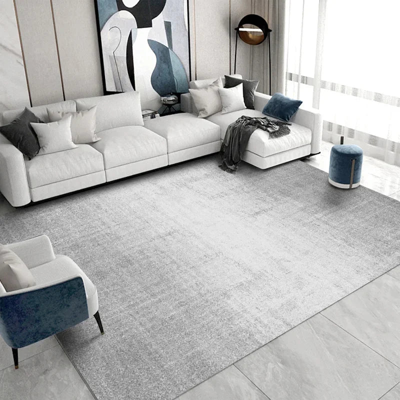 Light Luxury Rugs for Bedroom Large Area Living Room Decoration Carpet Washable Bedside Soft Floor Mat Anti-slip Cloakroom Rug