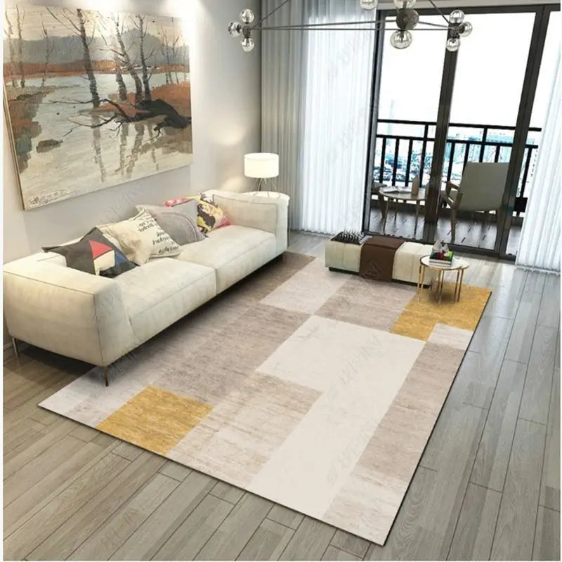 Modern Simplicity Carpets Living Room Sofas Coffee Tables Rugs Nordic Light Luxury Decoration Bedroom Carpet Study Cloakroom Rug