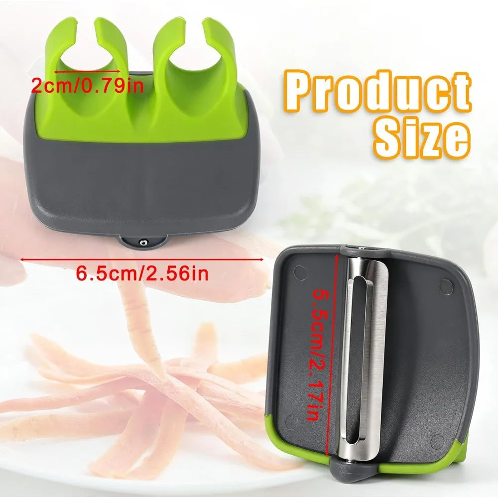 Portable Kitchen Peeling Tool Black Green Fruit Vegetable Peeler Household Food Prep Gadget For Camping Picnic Outdoor Daily Cooking Use