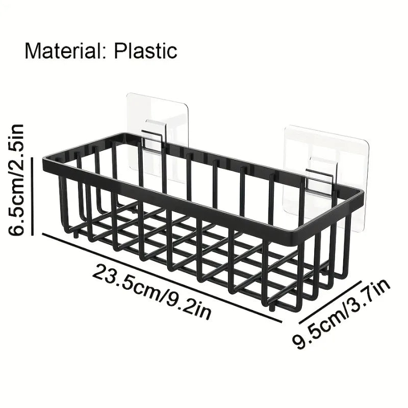 Multi Functional Kitchen Sink Storage Rack with Towel Rack - Heavy-duty Metal Sponge Rack, Dishwashing Liquid Storage Box, and Self Draining Tray - No Drilling Installation, Space Saving Sink Underneath, Suitable for Restaura