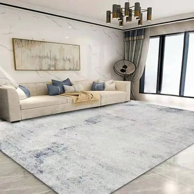 Light Luxury Rugs for Bedroom Large Area Living Room Decoration Carpet Washable Bedside Soft Floor Mat Anti-slip Cloakroom Rug
