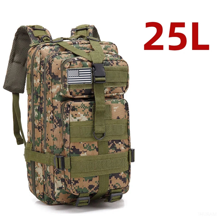 13Inch / 17.3Inch Waterproof Trekking Fishing Hunting Bag Backpack Outdoor Rucksacks Tactical  Camping Hiking Bag