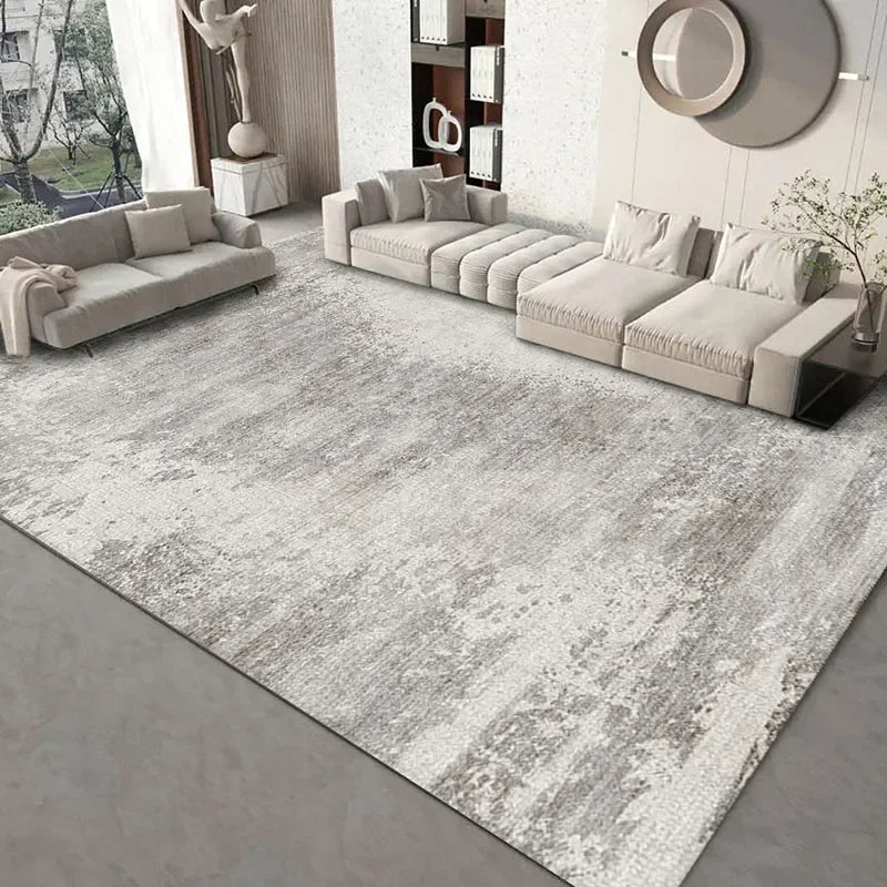 Light Luxury Rugs for Bedroom Large Area Living Room Decoration Carpet Washable Bedside Soft Floor Mat Anti-slip Cloakroom Rug
