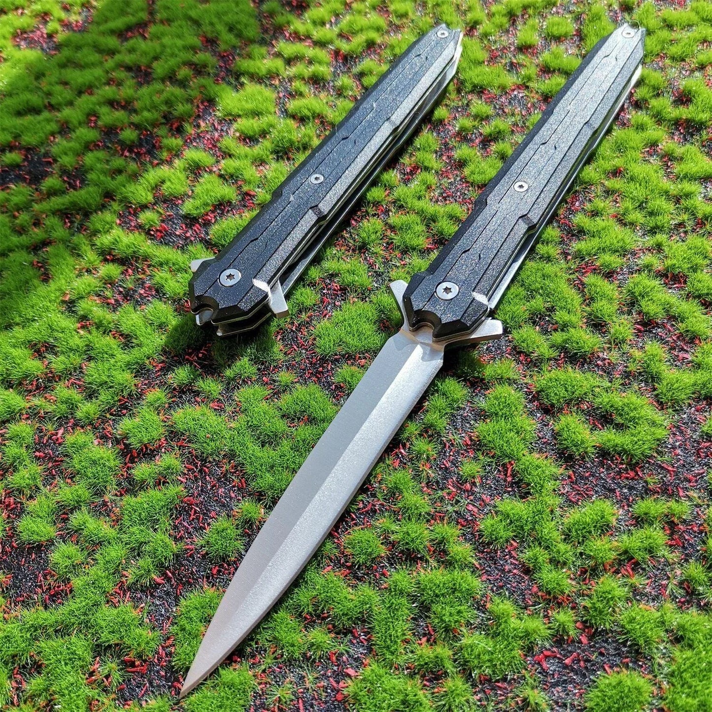 High Hardness Folding Multi-functional Stainless Steel Outdoor Survival Knife