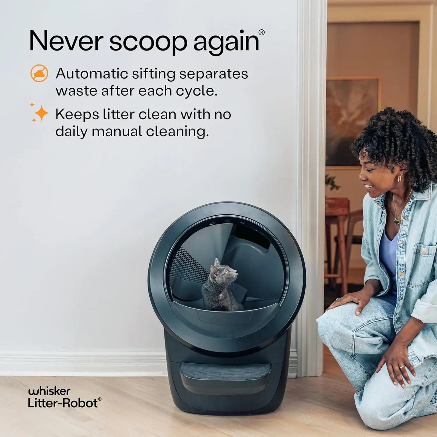 Litter-Robot 4 Supply & Accessory Bundle by , Black- Automatic Self-Cleaning Cat Litter Box, Includes Litter-Robot, Customized