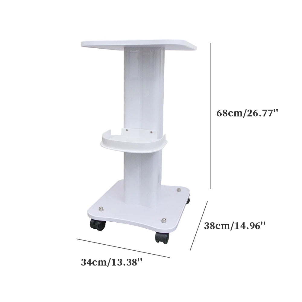 Salon Multi-function ABS Three-layer Desktop Trolley Professional Beauty Device Wheel Storage Cart Personal Care for Spa