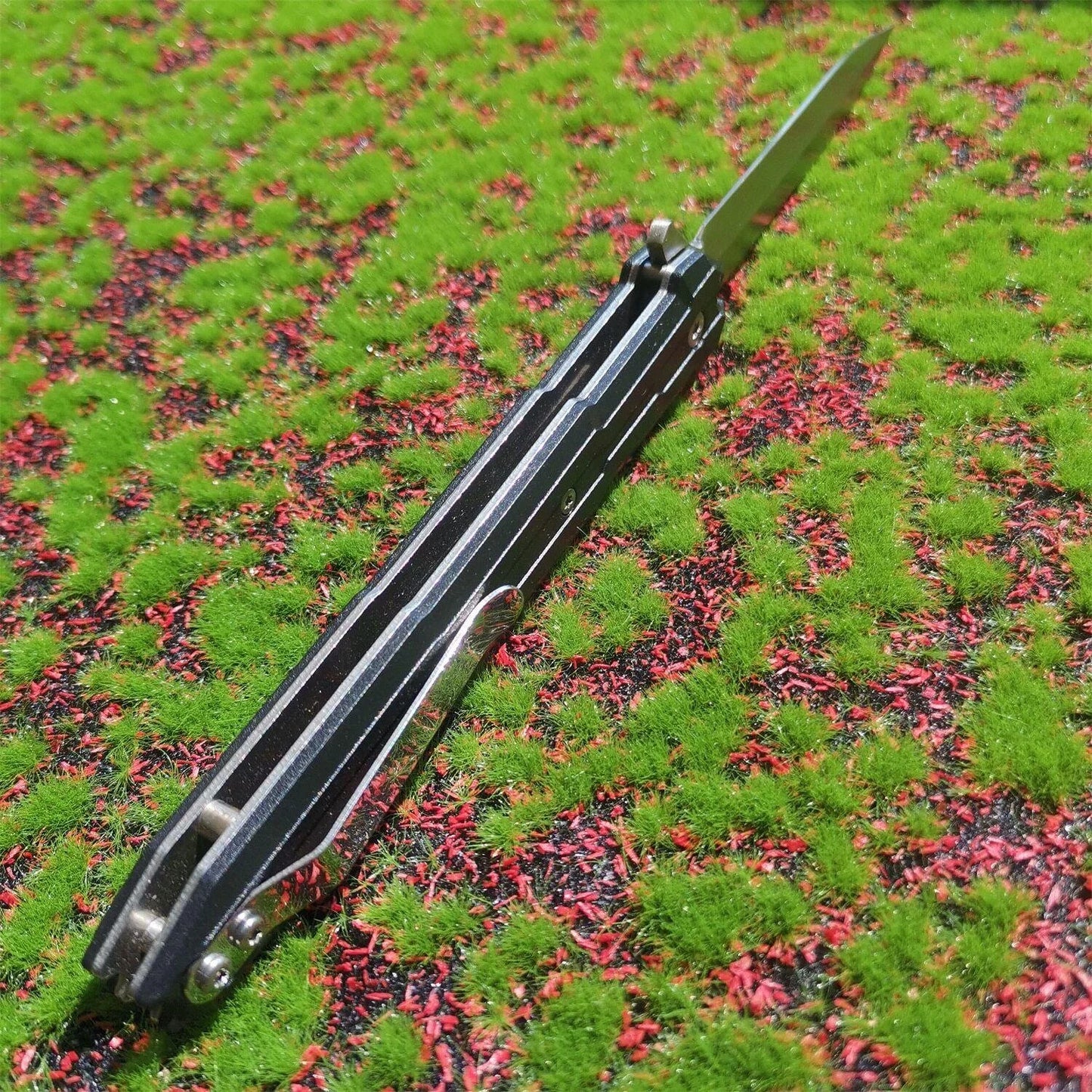 High Hardness Folding Multi-functional Stainless Steel Outdoor Survival Knife