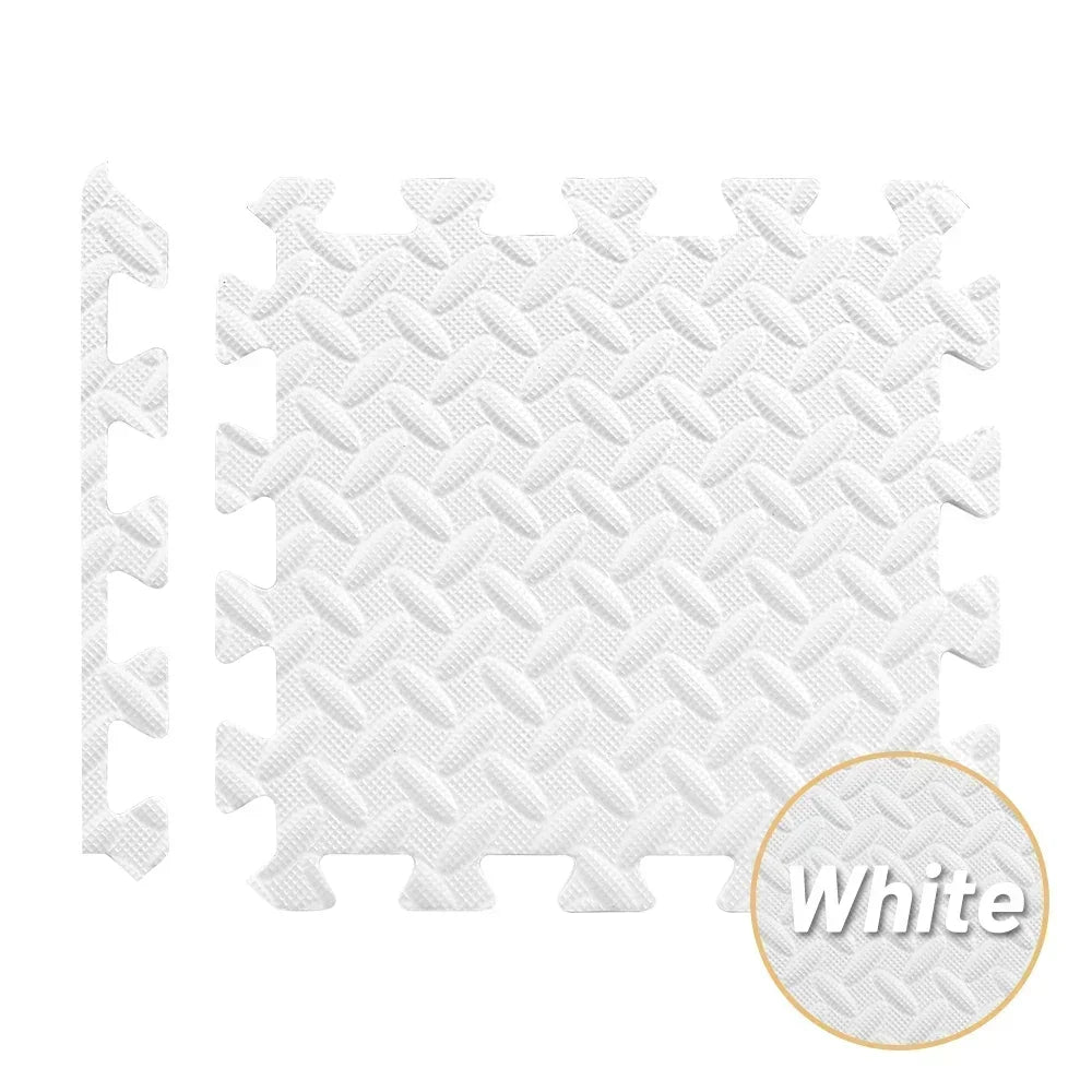 1-20PCS Soft Foam Interlocking Carpet Tiles - Non-Slip Puzzle Floor Mats Ideal for Home Gym and Baby Playroom  Rugs for Bedroom