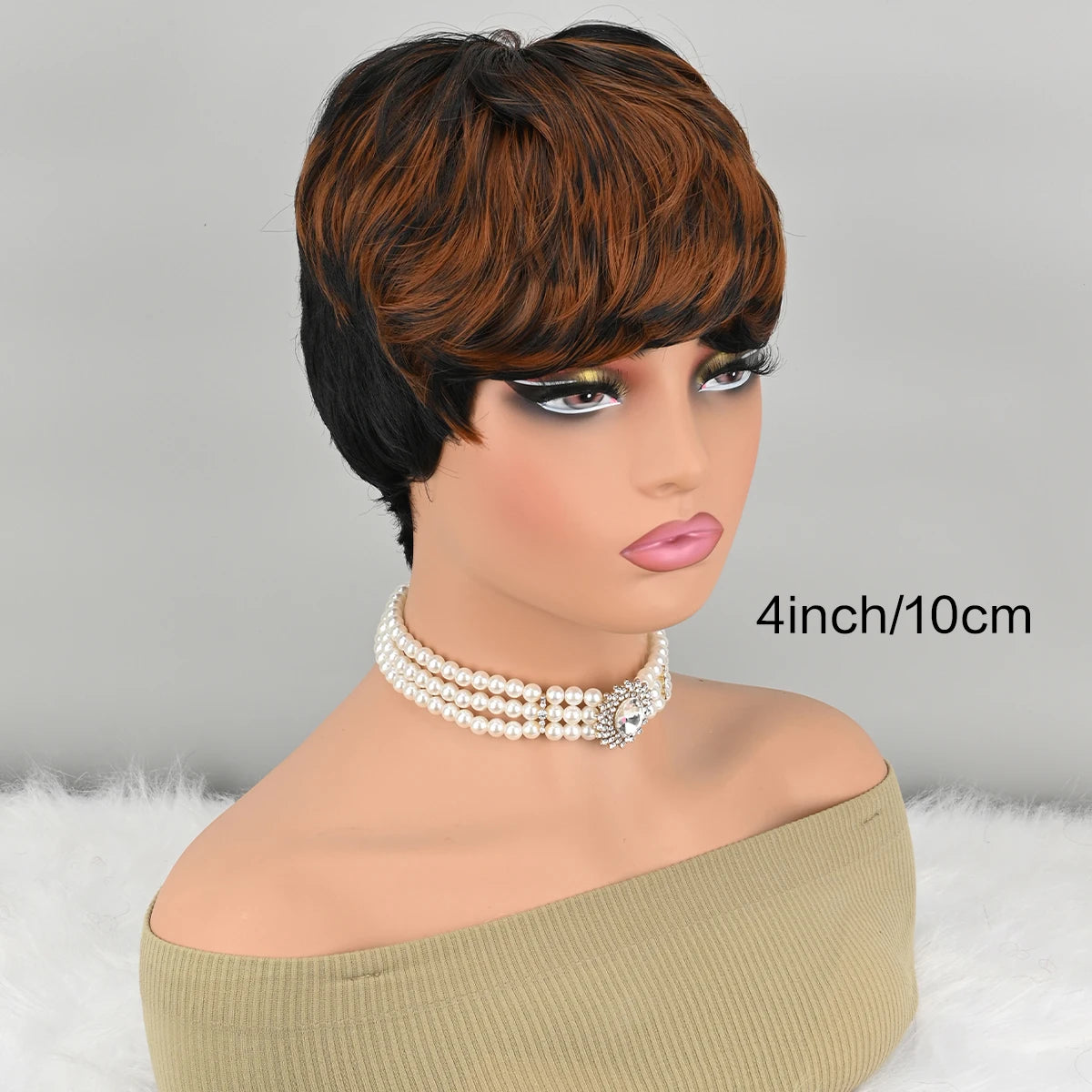 Curly Wigs Pixie Short Wigs for Black Women Short Natural Curly Wigs for Black Women Short Synthetic Wig