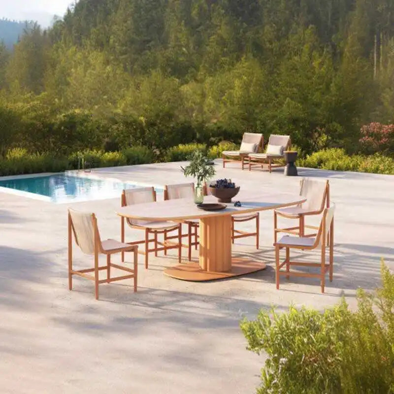 Rattan High Quality Garden Sets Veranda Lounge Quality Nordic Patio Set Penetration Homestay Meble Ogrodowe Outdoor Furniture