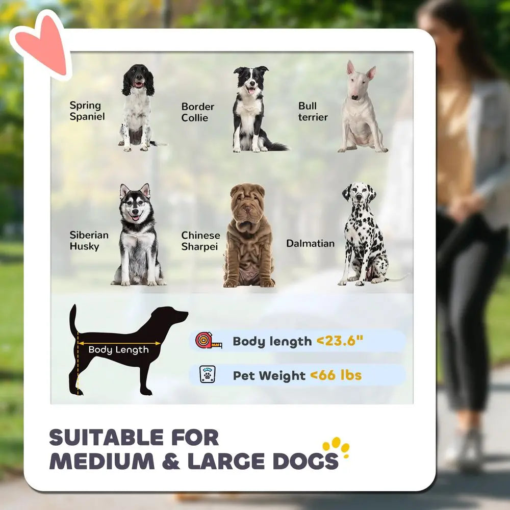 Dog Stroller for Large Medium Small Dogs up to 66 Lbs. 23.5 in Body Length, OneClick Foldable Pet Cat Stroller with Storage, Sh