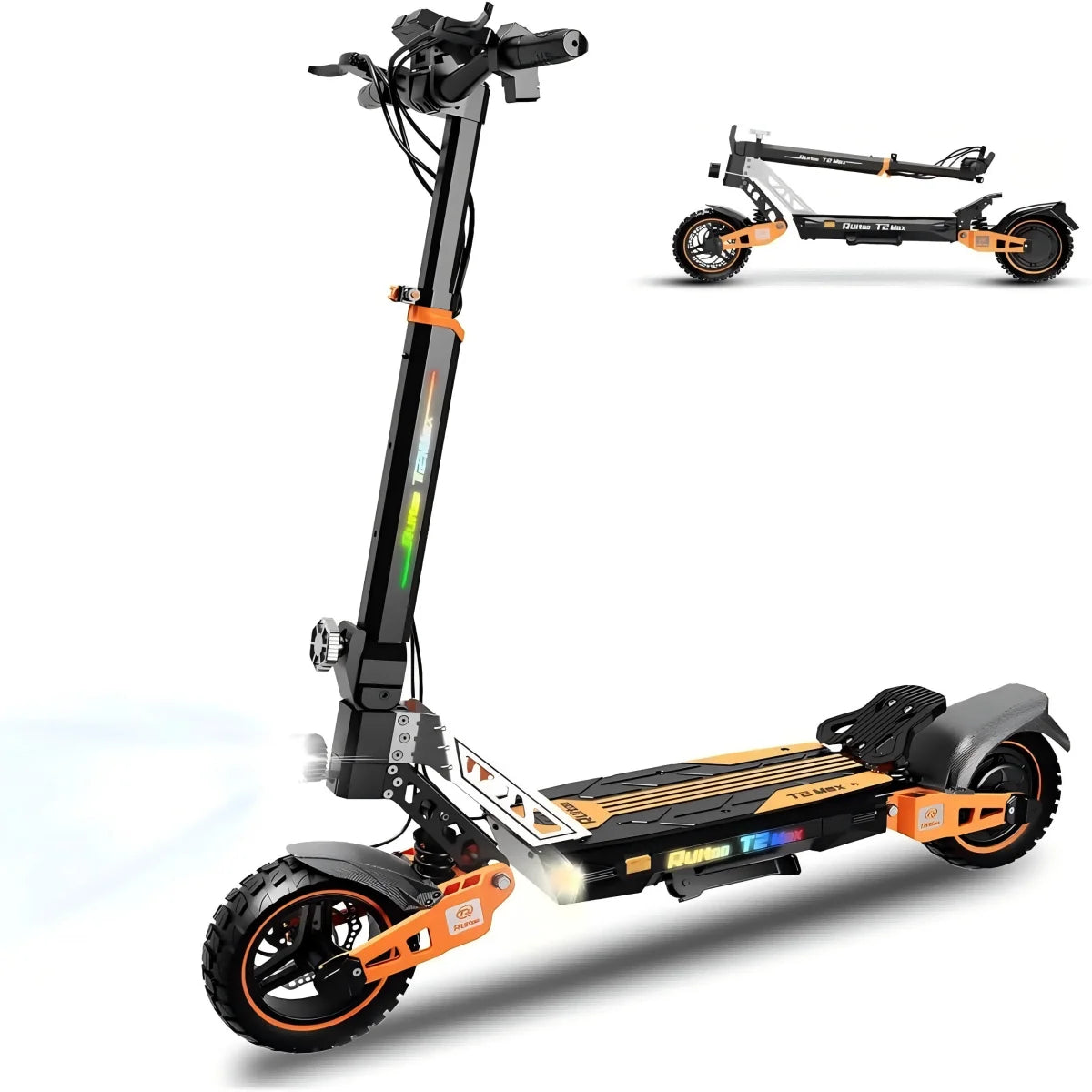 Electric Scooter for Adults, 1000W Motor, 48V 20.8Ah Battery, 31 Miles Range, 10" Off-Road Tires, Foldable E Scooter with LED Display and Disc Brake
