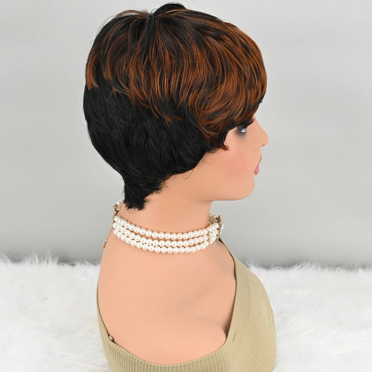 Curly Wigs Pixie Short Wigs for Black Women Short Natural Curly Wigs for Black Women Short Synthetic Wig