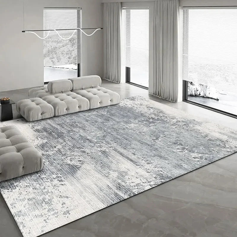 Light Luxury Rugs for Bedroom Large Area Living Room Decoration Carpet Washable Bedside Soft Floor Mat Anti-slip Cloakroom Rug