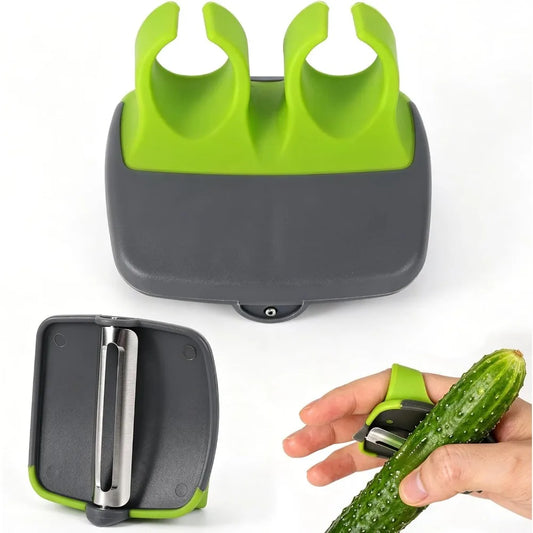 Portable Kitchen Peeling Tool Black Green Fruit Vegetable Peeler Household Food Prep Gadget For Camping Picnic Outdoor Daily Cooking Use