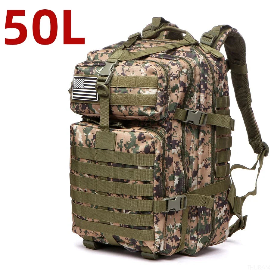 13Inch / 17.3Inch Waterproof Trekking Fishing Hunting Bag Backpack Outdoor Rucksacks Tactical  Camping Hiking Bag