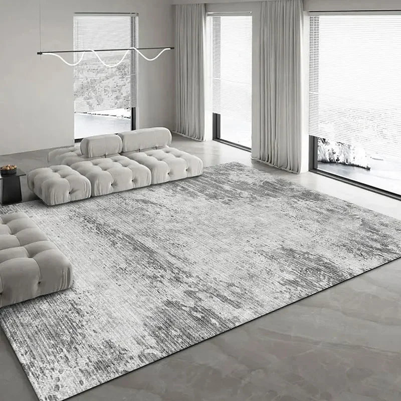 Light Luxury Rugs for Bedroom Large Area Living Room Decoration Carpet Washable Bedside Soft Floor Mat Anti-slip Cloakroom Rug