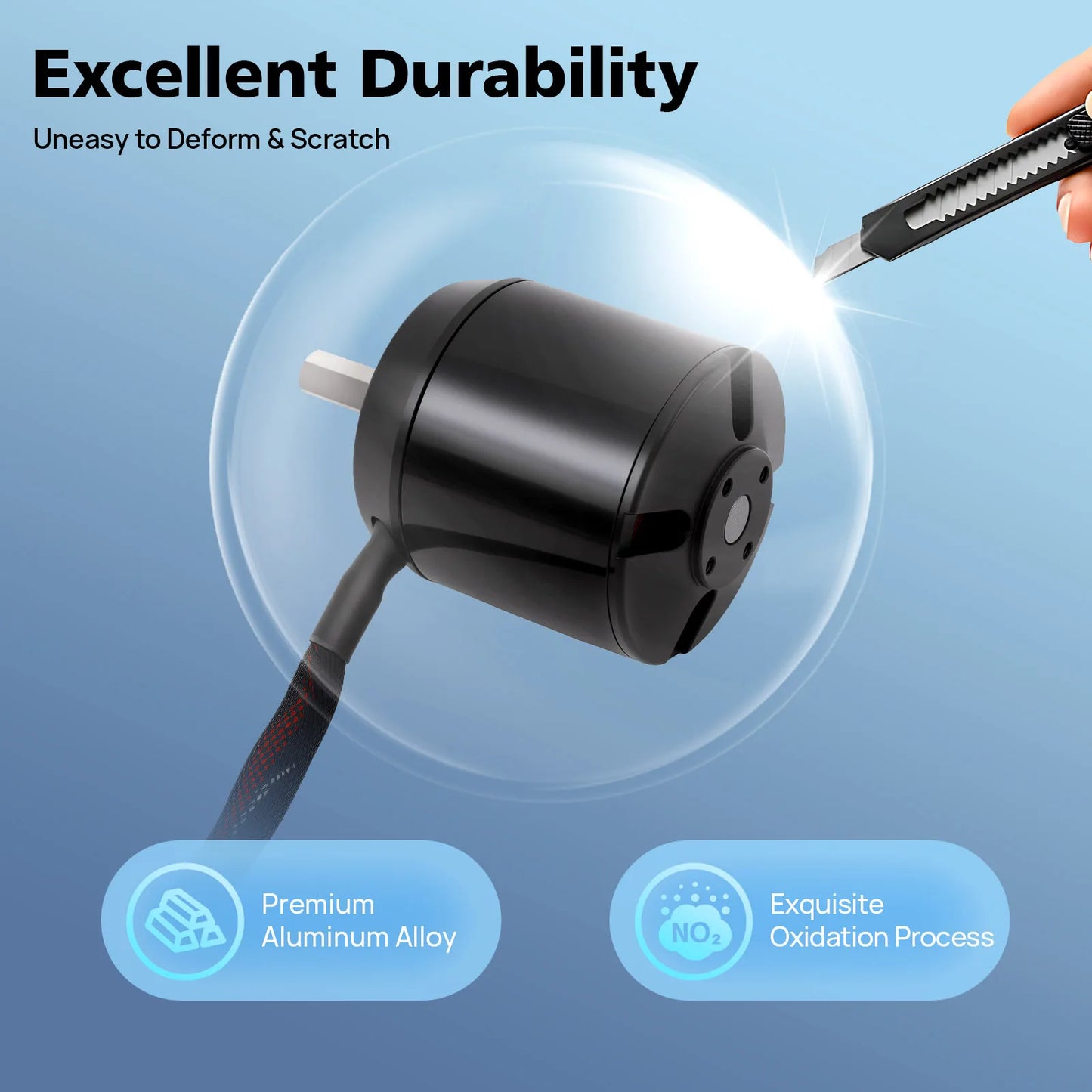 C6374 High Power 2300W Brushless Motor 170KV 50V For Electric Skateboard Scooter E-Bike Upgrade 80A Low Noise Lightweight