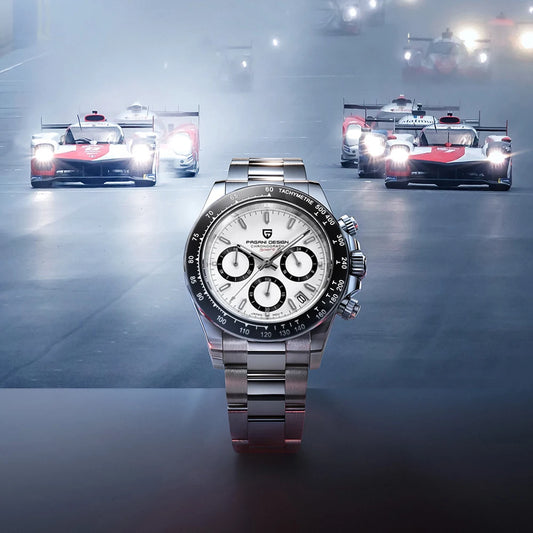 PAGANI DESIGN 2026 New Sports Chronograph Top waterproof Luxury Quartz Watch For Men Sapphire crystal Automatic Date Wrist watch