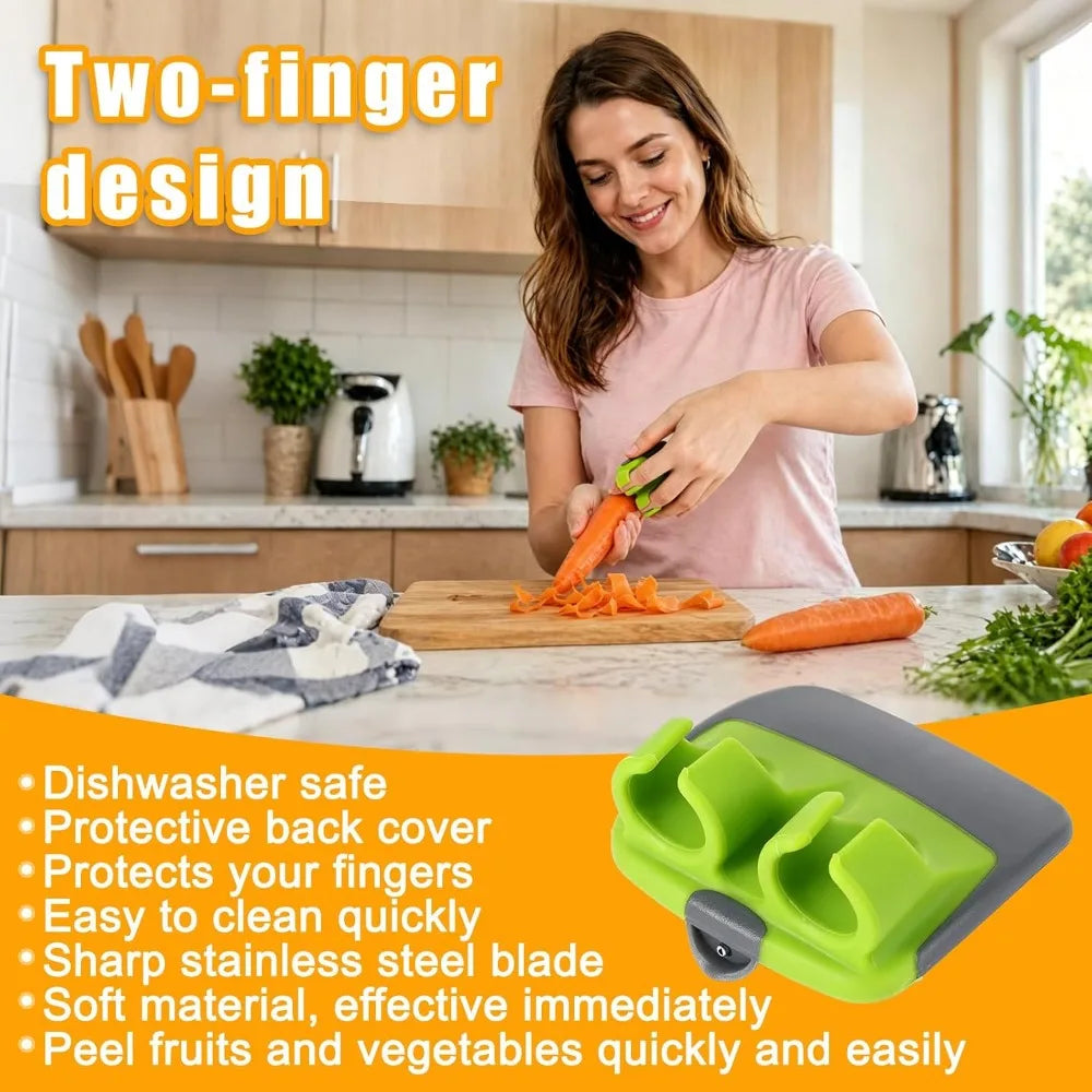 Portable Kitchen Peeling Tool Black Green Fruit Vegetable Peeler Household Food Prep Gadget For Camping Picnic Outdoor Daily Cooking Use