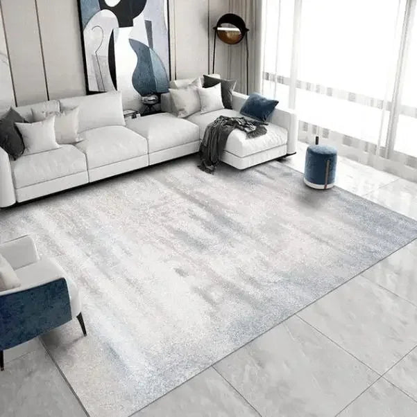 Light Luxury Rugs for Bedroom Large Area Living Room Decoration Carpet Washable Bedside Soft Floor Mat Anti-slip Cloakroom Rug