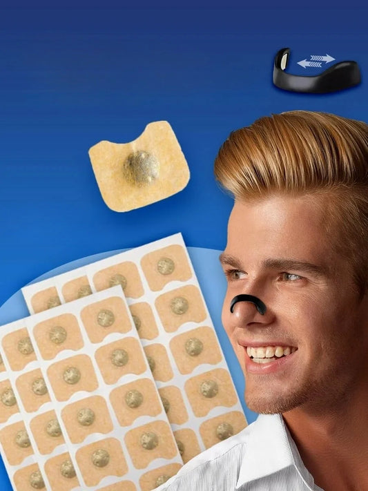AirBoost Magnetic Nose Dilator - Snore Relief & Better Breathing for Sleep, Gym, Daily Use, Skin-Safe Reusable