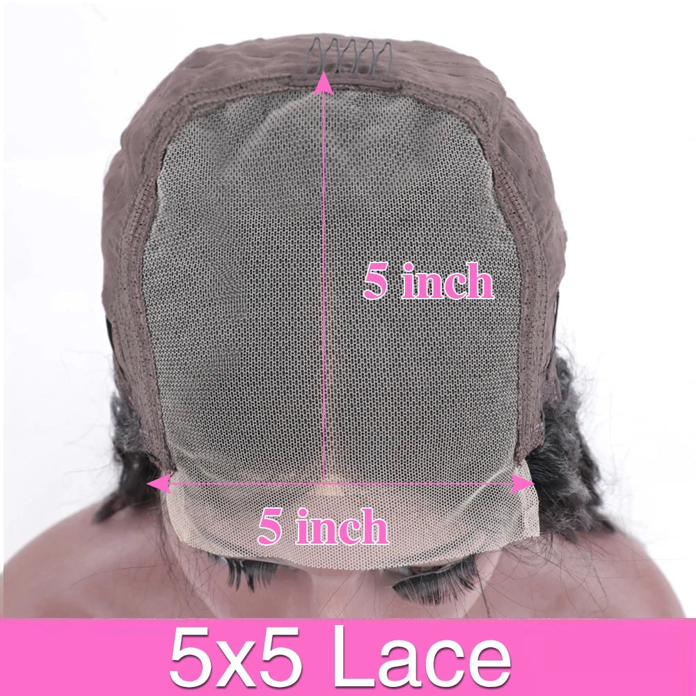 40 Inch Black Bone Straight Human Hair Wigs 13X6 Transparent HD Lace Frontal Wig Pre-Plucked 220% Density 5X5 Glueless Lace Wigs