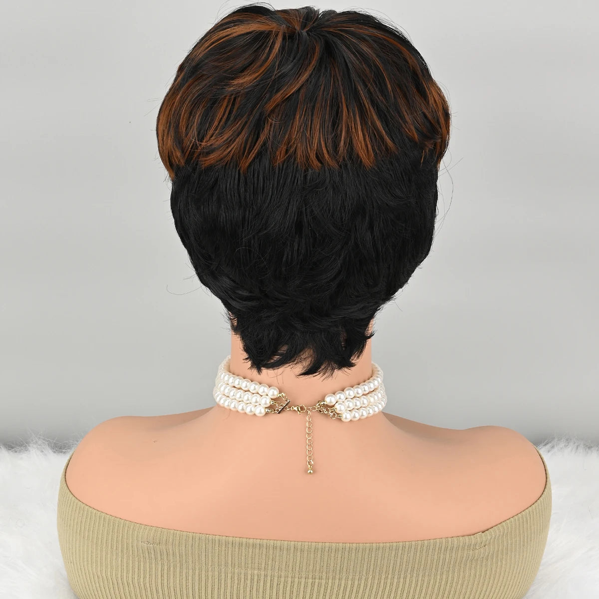 Curly Wigs Pixie Short Wigs for Black Women Short Natural Curly Wigs for Black Women Short Synthetic Wig